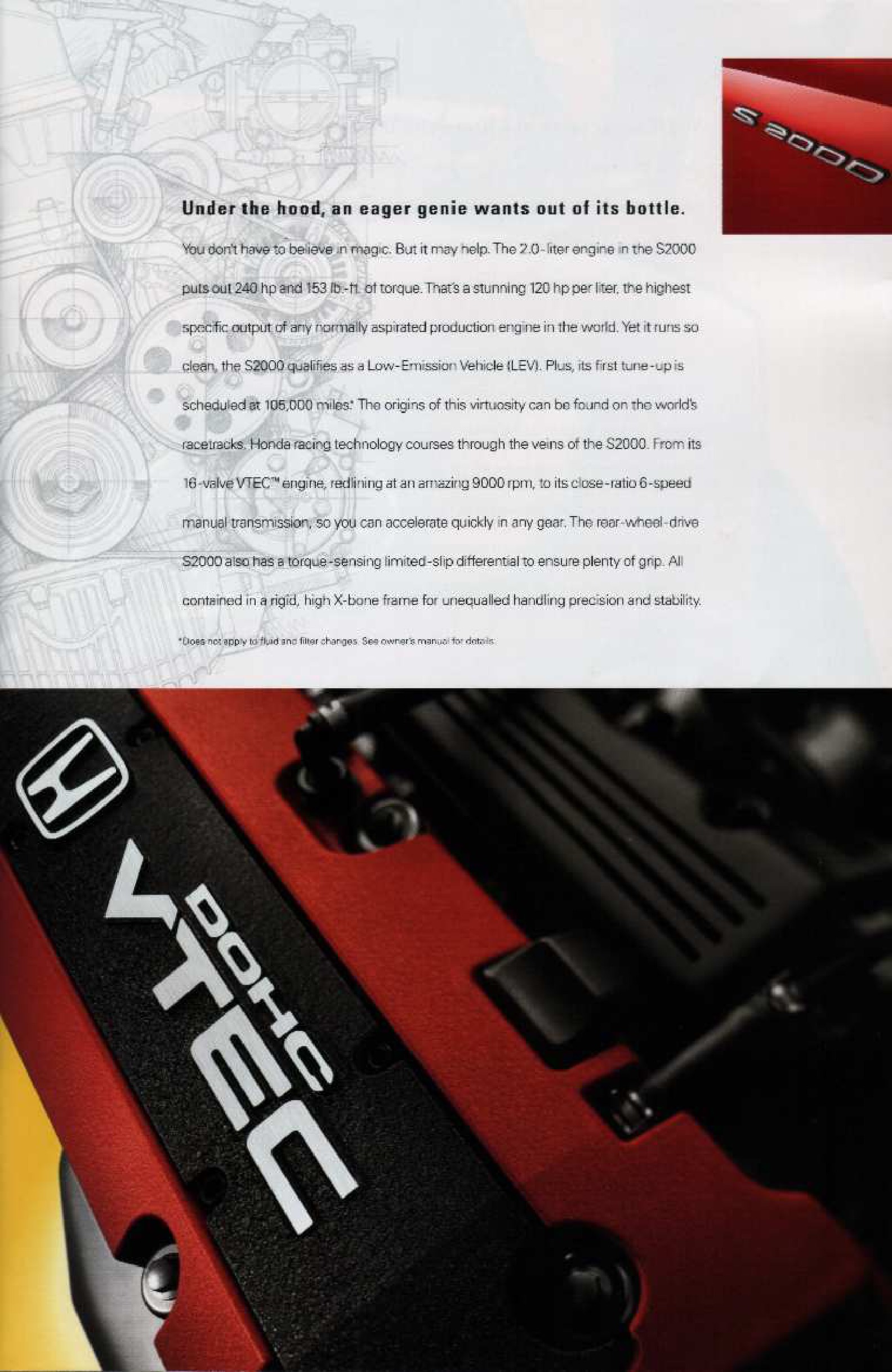 2002 Honda S2000 Brochure Page 24